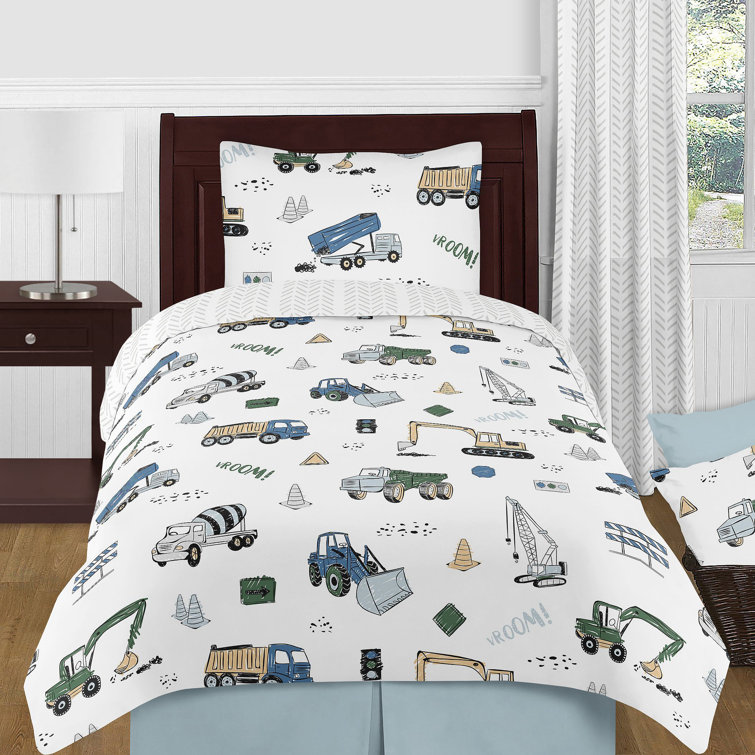 Boys construction bedding sale